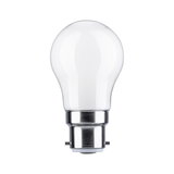 Witte LED-lamp met metalen fitting, energiezuinige lichtbron voor woningverlichting