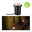 Encastré de sol LED Lumière dorée favorable aux insectes IP65 cylindrique 110mm 2200K 4,3W 320lm 230V 38° Acier inoxydable brossé Acier inoxydable/Matière plastique Lumière encastrée extérieure noire en métal avec lumière blanche chaude pour jardin et allée