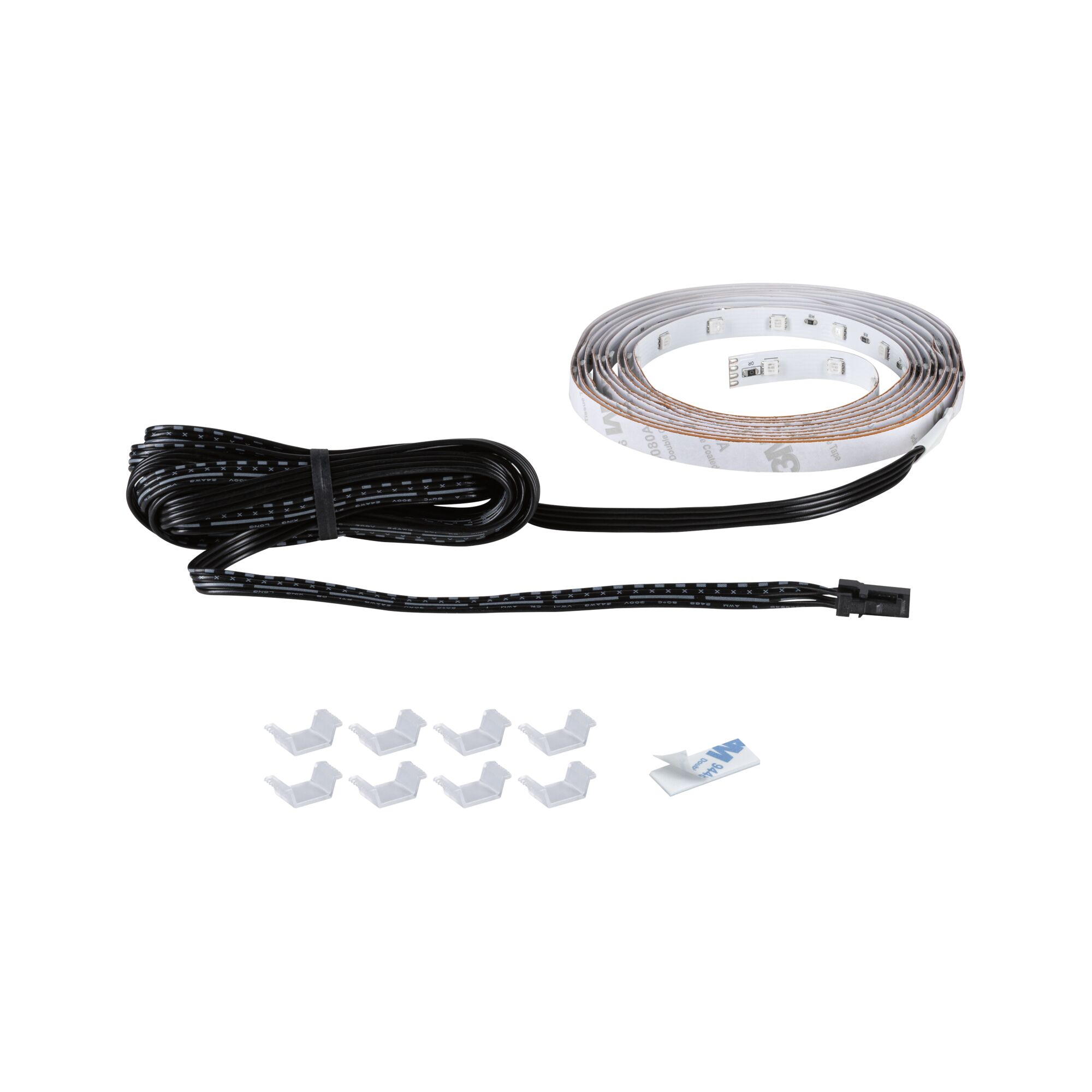 LED Strip Akkustik Paneel Erweiterung 2,4m RGB Schwarz
