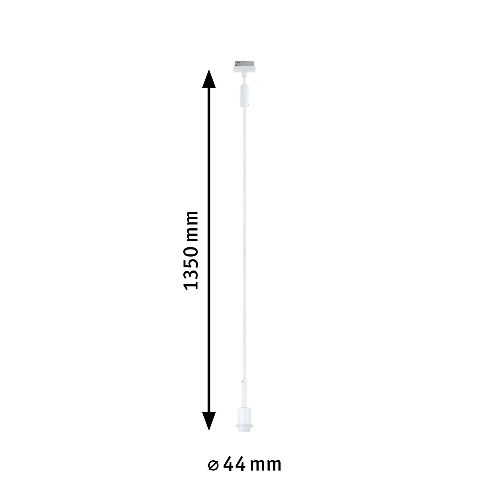 URail Pendel DecoSystems Basic E14 max. 20W dæmpbar 230V Signal hvid