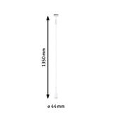 Câble de suspension LED blanc de 1350 mm de long et 44 mm de diamètre pour éclairage moderne