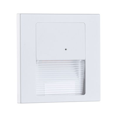 Witte LED-wand inbouwlamp met heldere kunststof diffuser voor energiezuinige verlichting