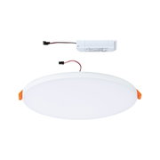 Round white LED recessed panel with driver, energy-saving indoor ceiling light