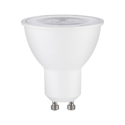 Lampe LED réflecteur blanche avec base GU10 en plastique pour éclairage économique
