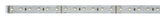 Bande LED longue avec LEDs blanches sur circuit argenté pour solutions d'éclairage flexibles