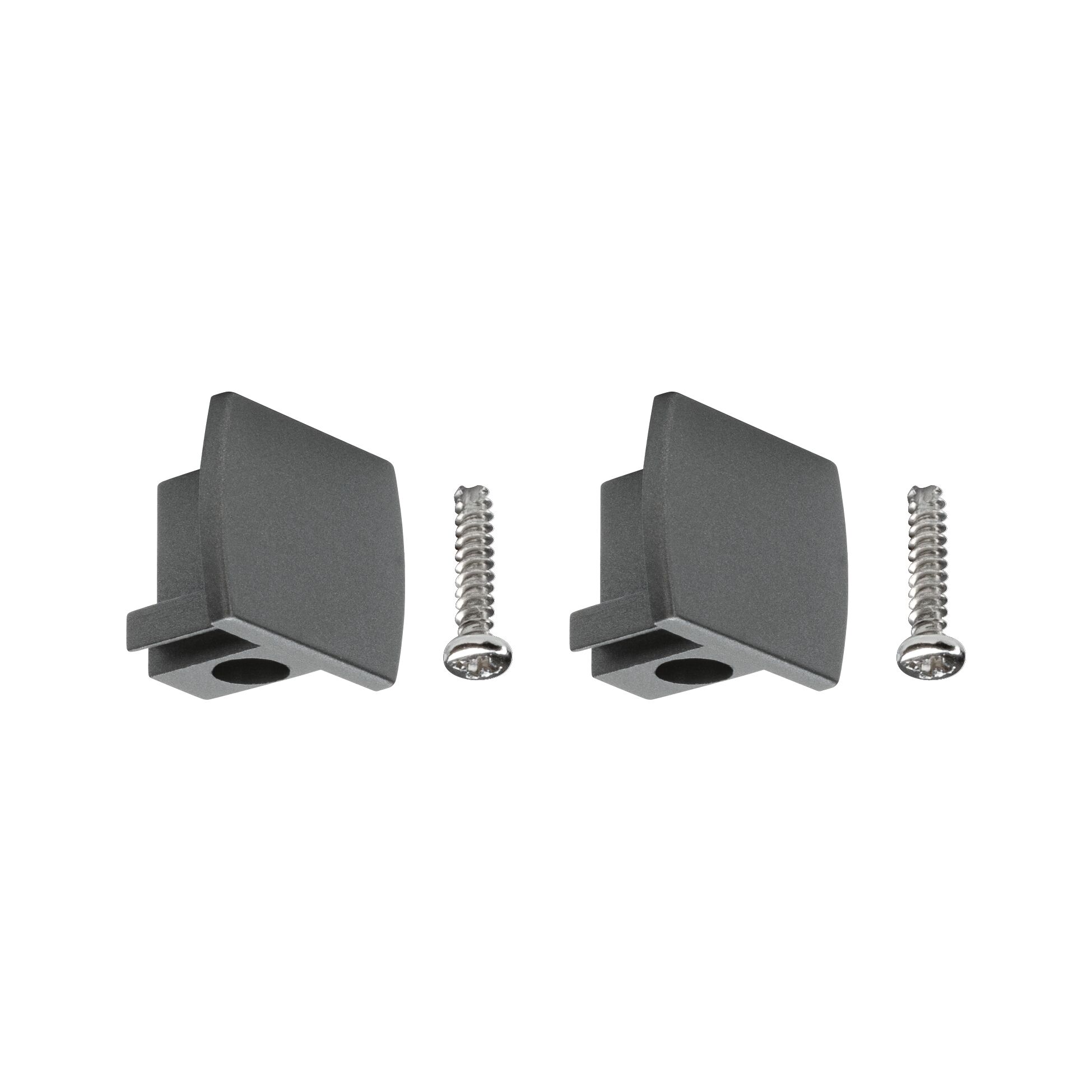 URail Connector End caps 13x21mm Titanium