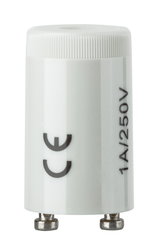 White ceramic lamp socket adapter rated 1A 250V, electrical accessory for lighting fixtures