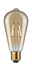 1879 Filament 230 V Ampoules LED Rustika E27 Non Dim 150lm 2,7W 1800K Doré Ampoule LED vintage en verre ambré avec culot E27 pour éclairage décoratif chaleureux