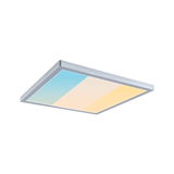 Rechteckige LED-Deckenleuchte mit Aluminiumrahmen und stufenlos einstellbarem Farbtemperaturverlauf