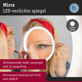 Mirra LED-make-upspiegel met 3x vergroting en neutraal wit licht van 4000K voor nauwkeurige make-up