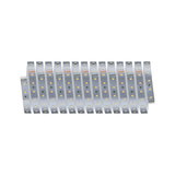 Flexible silver LED strip with warm white LEDs for modern lighting applications