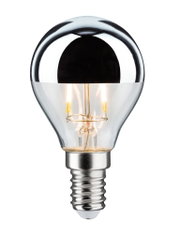 Halbverspiegelte LED-Glühbirne mit E14-Fassung aus klarem Glas für energiesparende Beleuchtung
