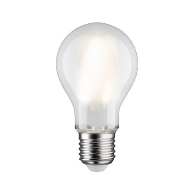 Classic LED light bulb with E27 base made of clear glass for energy-efficient lighting