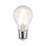 Klassische LED-Glühbirne mit E27-Fassung aus transparentem Glas für energiesparende Beleuchtung