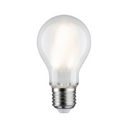 Klassische LED-Glühbirne mit E27-Fassung aus transparentem Glas für energiesparende Beleuchtung