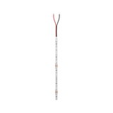 White LED strip with red and black wires for flexible lighting applications and installations