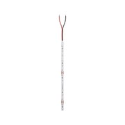 LED strip with white LEDs and red and black wires for flexible lighting solutions