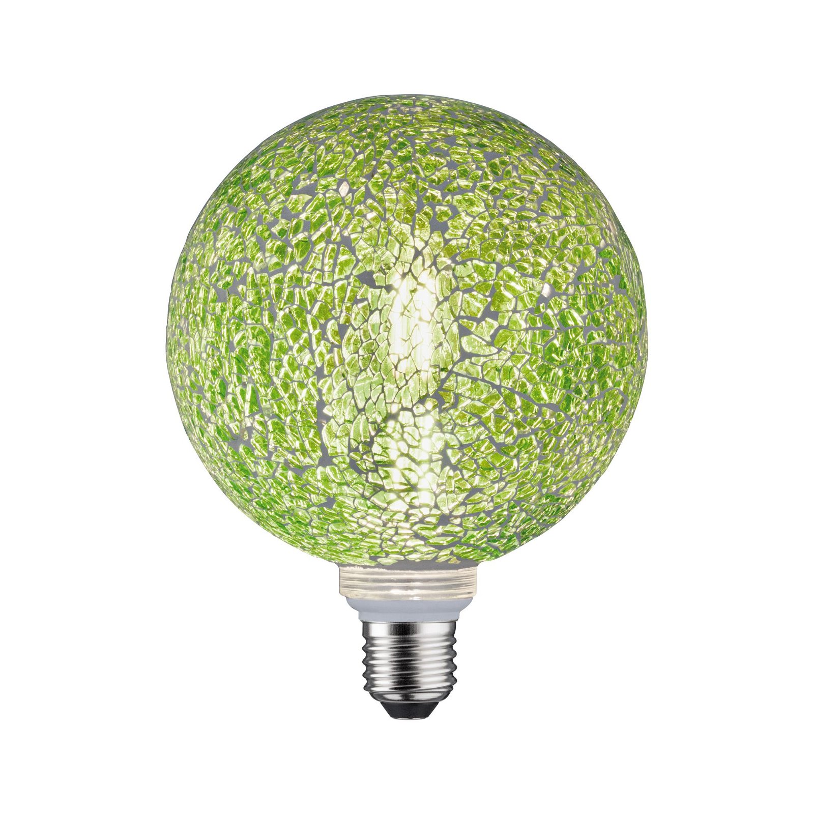 Miracle Mosaic Edition 230 V Standard LED Globe G125 E27 470lm 5W 2700K dimmable Green