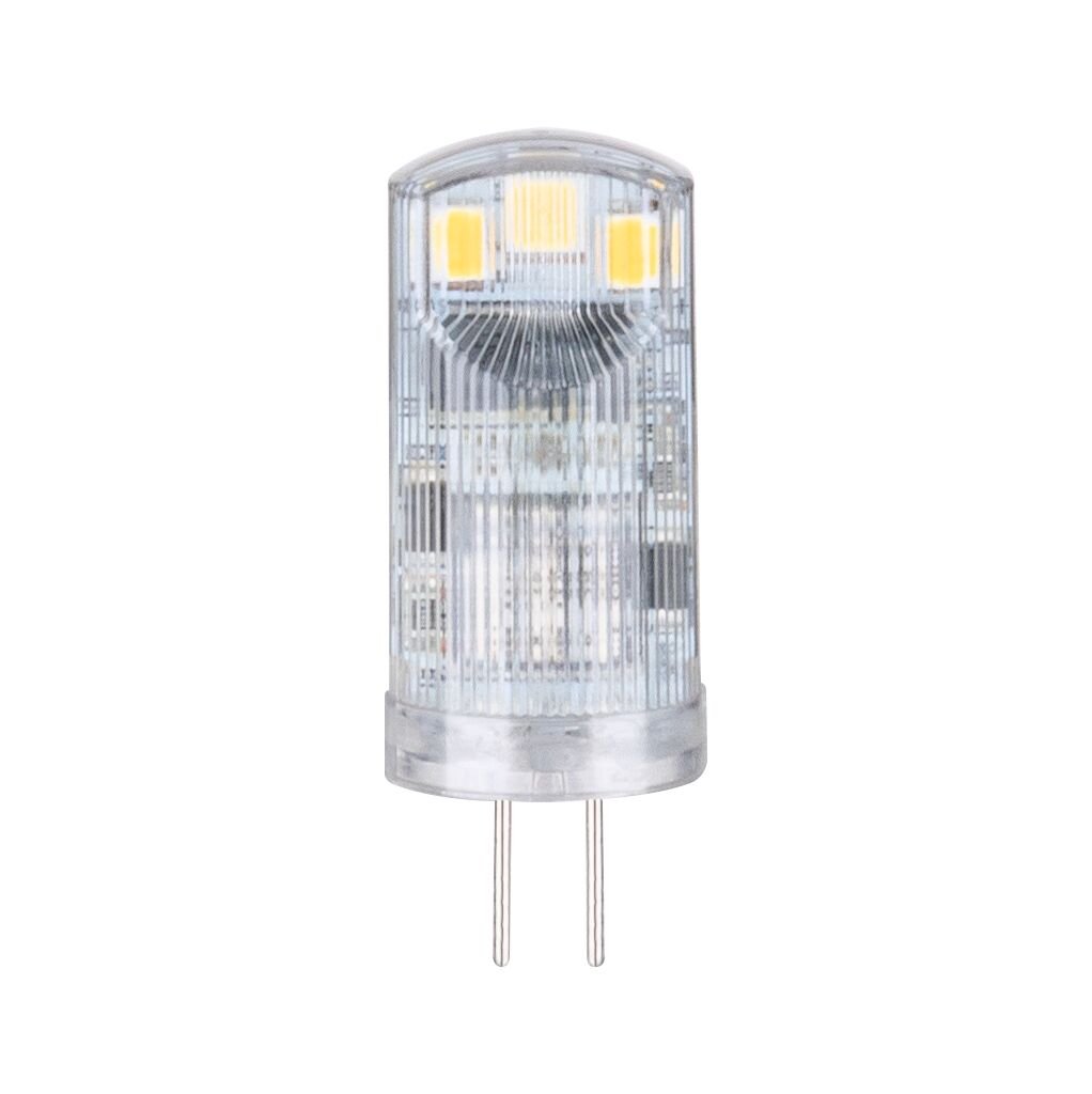 12 V Standard LED Pin base G4 1 pack 200lm 1,8W 2700K Clear