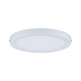 Rond wit LED-plafondpaneel met matte kunststofrand voor moderne verlichting
