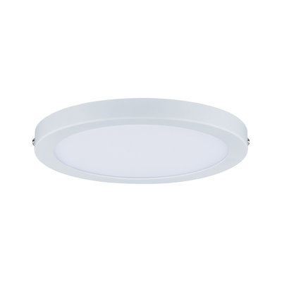Rond wit LED-plafondpaneel met matte kunststofrand voor moderne verlichting