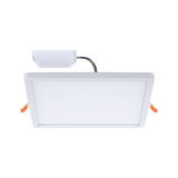 Rectangular white LED panel with driver, energy-saving recessed ceiling light