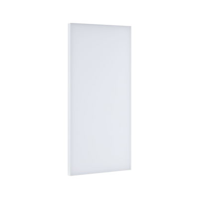 Rectangular white LED panel with aluminum frame for modern room lighting