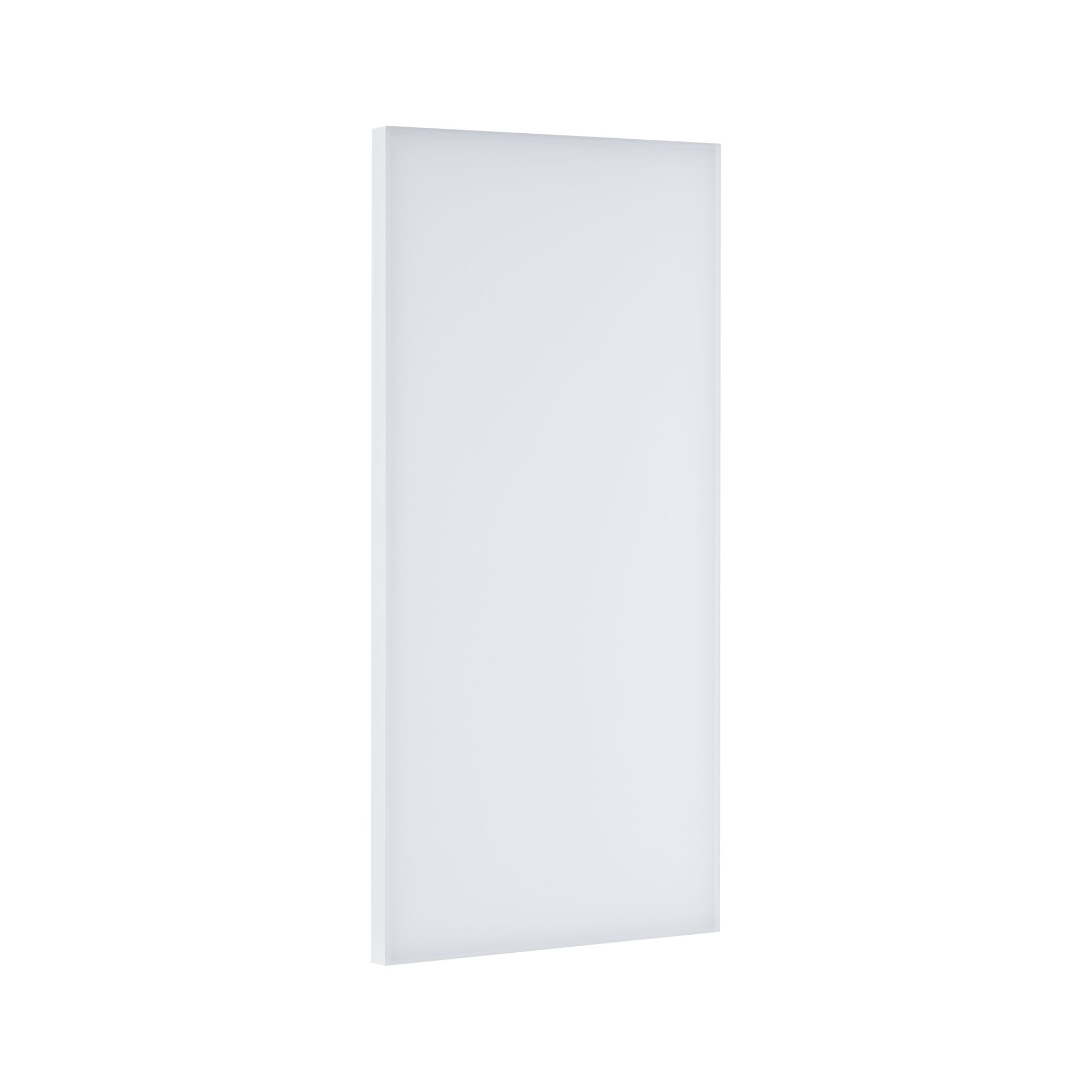 Rectangular white LED panel with aluminium frame for modern room lighting solutions