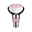 Grow Green Edition 230 V Filament LED Reflector E27 R80 200lm 6,5W 1300K Silver Reflective light bulb with pink glass and E27 base for decorative LED lighting