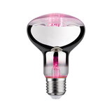 Ampoule réfléchissante en verre rose avec culot E27 pour éclairage LED décoratif