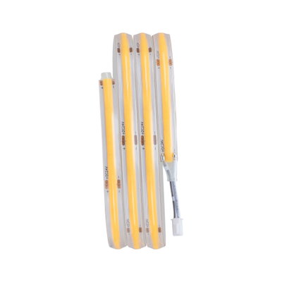 Bandes LED flexibles blanc chaud avec revêtement en silicone transparent pour éclairage décoratif