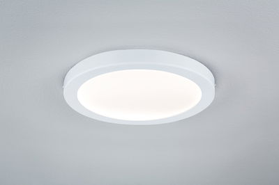 Plafonnier LED rond blanc avec diffuseur mat pour un éclairage économique de la pièce