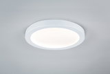 Runde weiße LED-Deckenleuchte mit mattem Diffusor für energiesparende Raumbeleuchtung