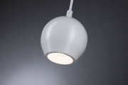 Weiße LED-Pendelleuchte aus Metall mit rundem Design für moderne Innenbeleuchtung
