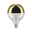 Modern Classic Edition 230 V Standard LED Globe Crown mirror E27 G125 600lm 6,5W 2700K dimmable Crown mirror gold LED bulb with gold half-mirror coating and clear glass for decorative lighting and energy saving