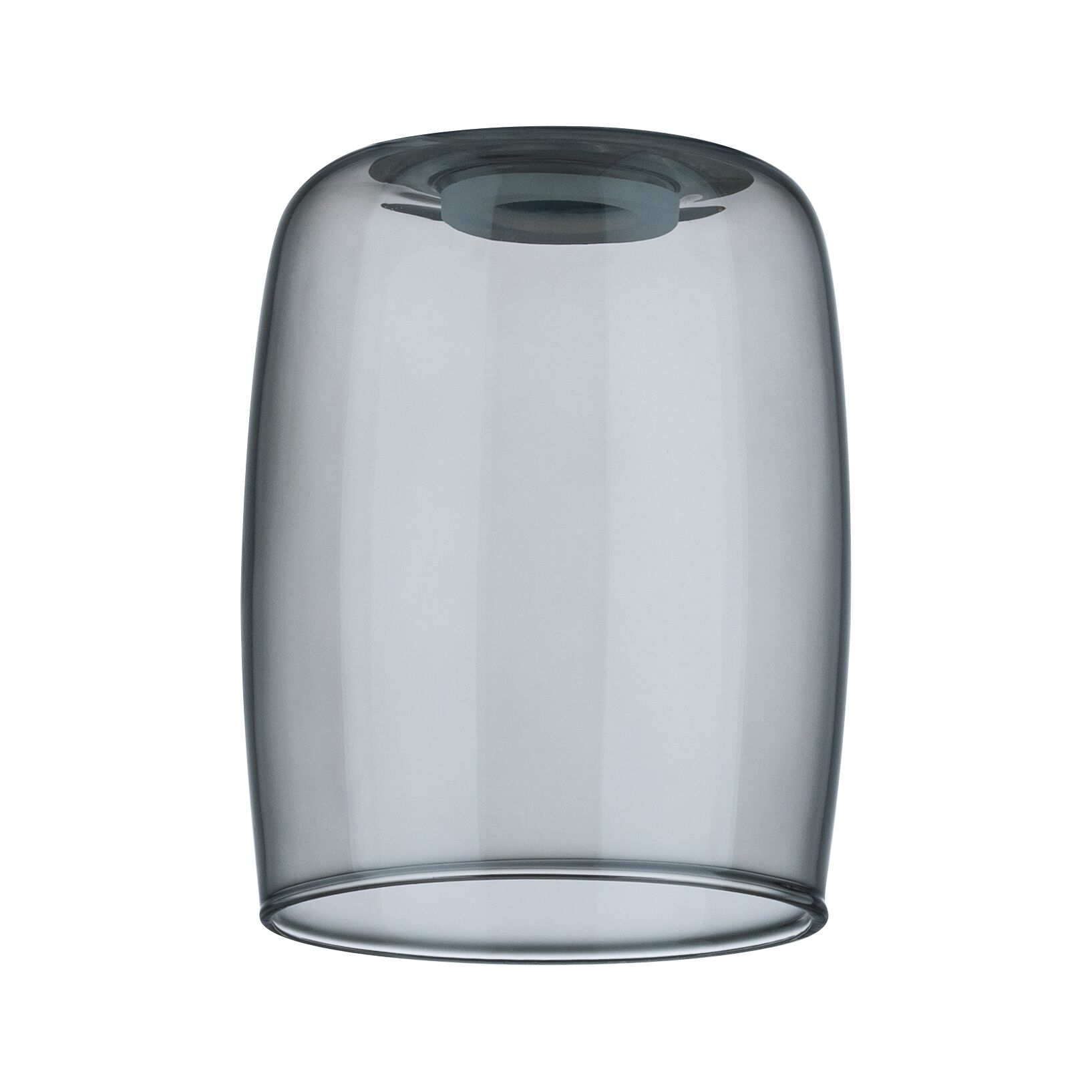 Rookglas lampenkap van grijs glas voor moderne LED hanglamp