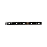 Zwarte LED-strip met witte LEDs voor flexibele verlichting en modern lichtontwerp