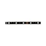 Sort LED-strip med hvide LED'er til fleksibel belysning og moderne lysdesign