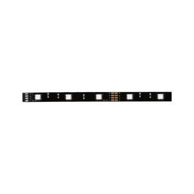 Sort LED-strip med hvide LED'er til fleksibel belysning og moderne lysdesign