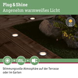 Warmweißes LED-Bodeneinbauleuchte in Edelstahl für stimmungsvolle Garten- und Terrassenbeleuchtung