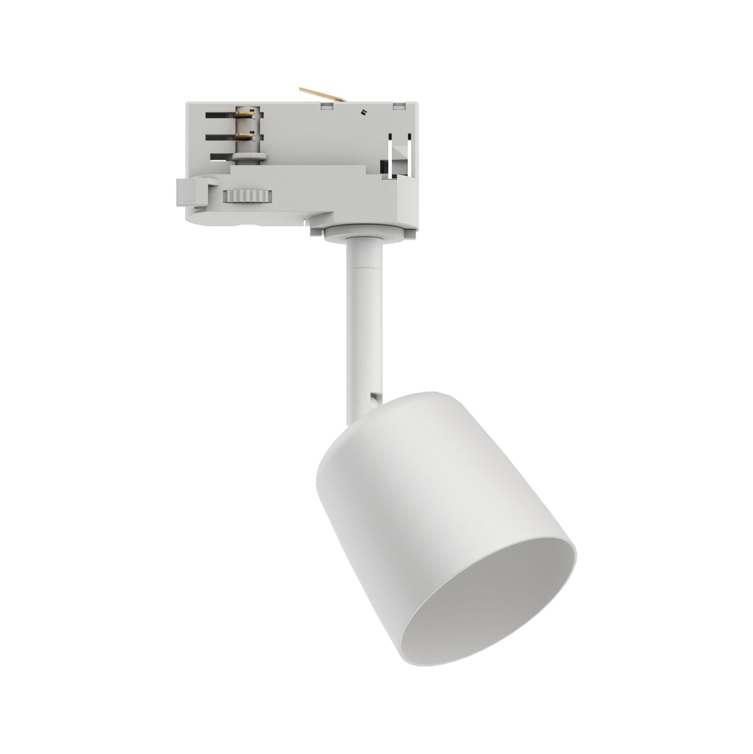 Spot LED blanc en métal avec tête réglable pour un éclairage intérieur moderne