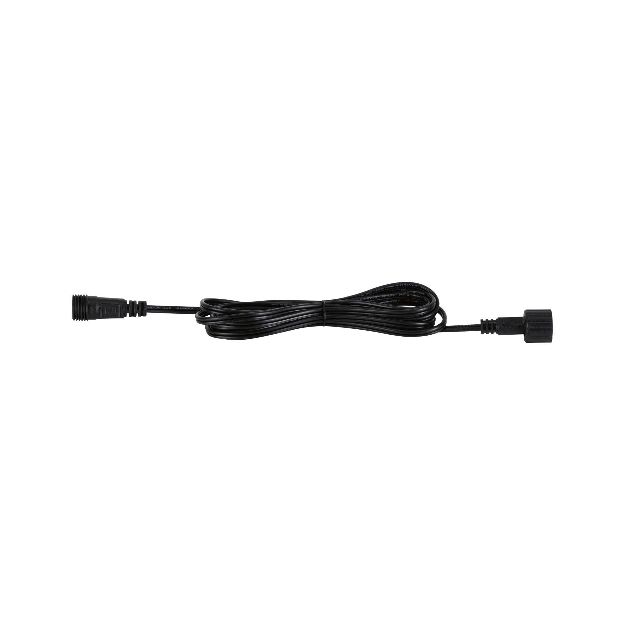 SimpLED Forlængerkabel Outdoor IP44 2,5m 24V Sort Plast Sort forlængerledning med plastikforbindelser til LED-belysningssystemer
