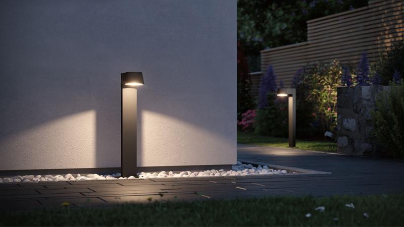 Paulmann Pollerleuchten für die Beleuchtung von Wegen Polelrleuchten zur Beleuchtung von Wegen