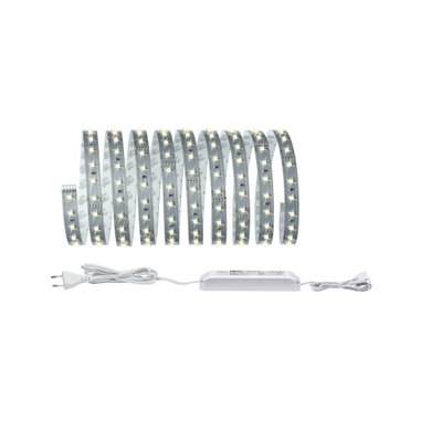 Flexibele LED-strip met warmwitte LEDs en witte voeding voor veelzijdige verlichting