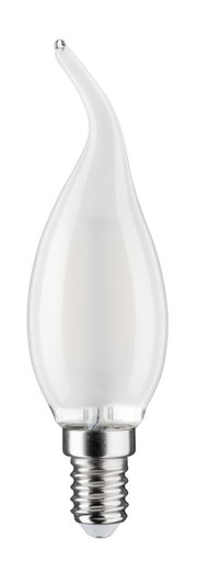 Ampoule LED blanche en forme de flamme avec culot E14 pour éclairage décoratif