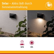Solar LED Wegeleuchte Elliot IP44 3000K 5lm Anthrazit