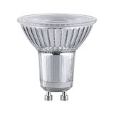 Clear glass LED reflector lamp with GU10 base, energy-saving light for home lighting