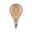 1879 Filament 230 V LED-BigDrop E27 390lm 7W 2000K dimbaar Goud Grote LED-lamp met spiraalvormige gloeidraad en amberkleurig glas voor decoratieve verlichting