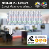 MaxLED 250 LED-stripset met RGBW en instelbaar wit, slimme bediening met Alexa en Google Assistant