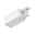 ProRail3 Alimentation électrique Fin Droit 99,5x35mm max. 3680W Blanc Embout blanc en plastique pour système de rail avec vis et connexion pour éclairage LED
